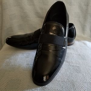 AZAR Men's Tuxedo Slip-On Dress Shoes